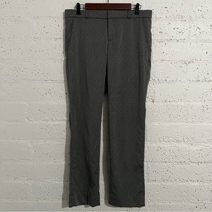 Banana Republic Womens Pants 8 Gray Ryan Fit Dress Pants Career Polka Dot AX16